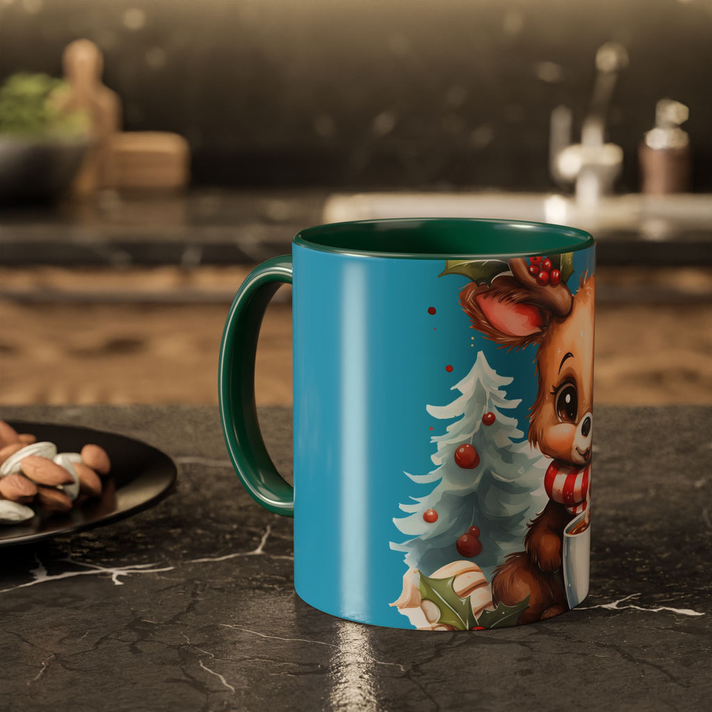 Cute Christmas Reindeer Coffee Mug (11oz & 15oz)