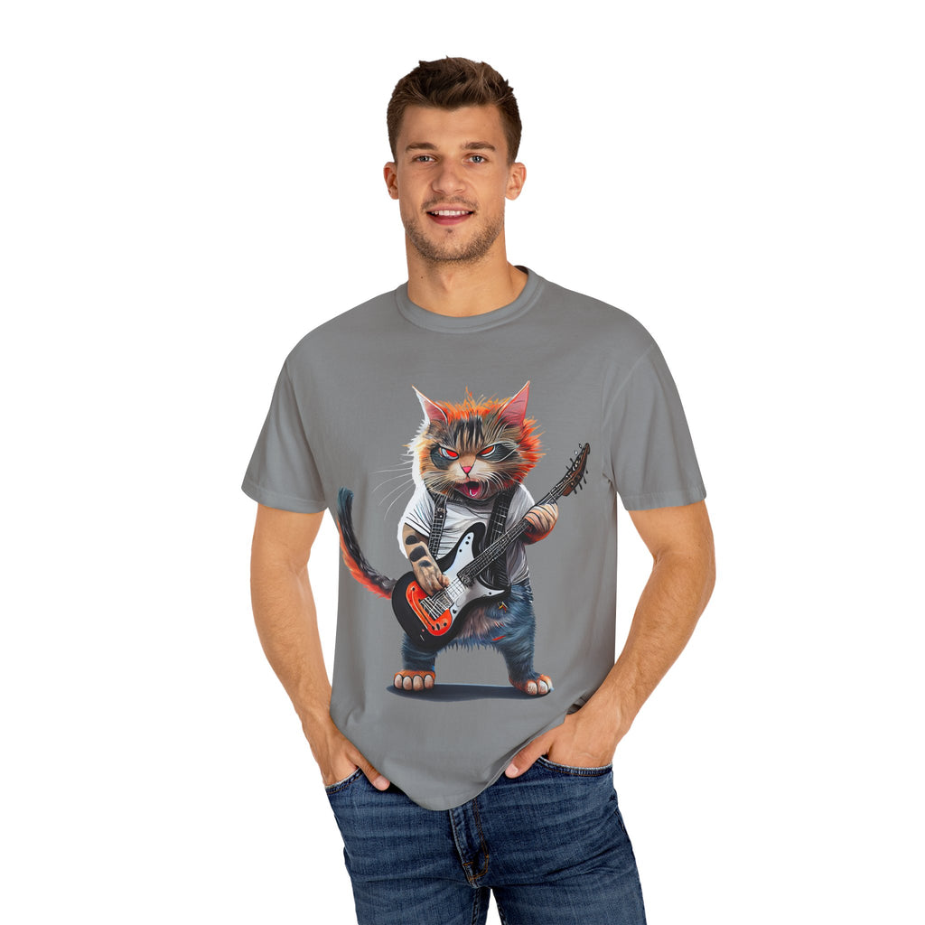 Rockin' Kitty Unisex Garment-Dyed T-Shirt