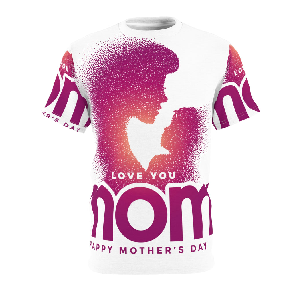 Mother's Day 'Love You Mom' All-Over Print Tee