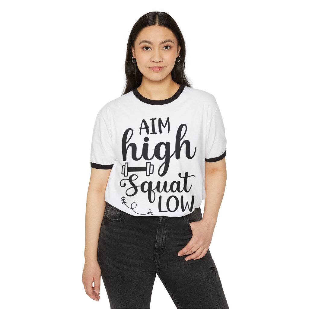 Fitness Motivational Unisex Ringer T-Shirt