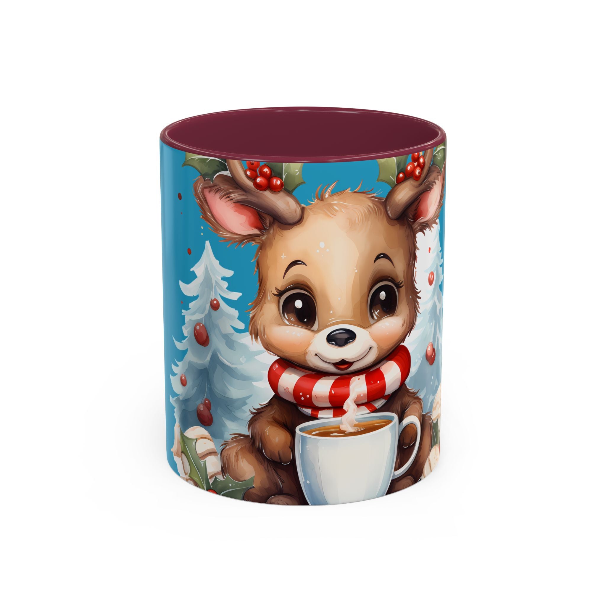Cute Christmas Reindeer Coffee Mug (11oz & 15oz)