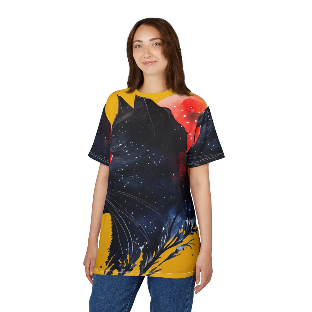 Galactic Cat Unisex Cut & Sew Tee