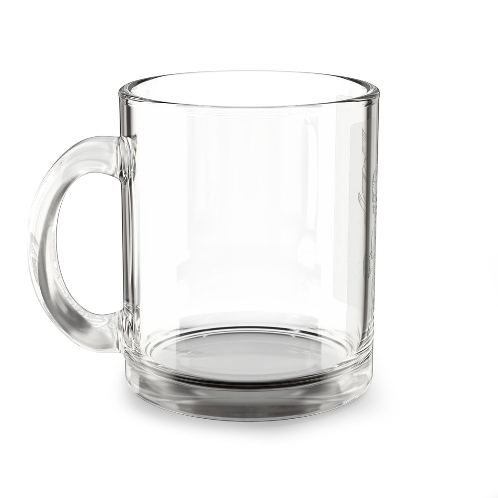 Guitar Music Glass Mug — 10oz Clear Musician Coffee & Tea Cup