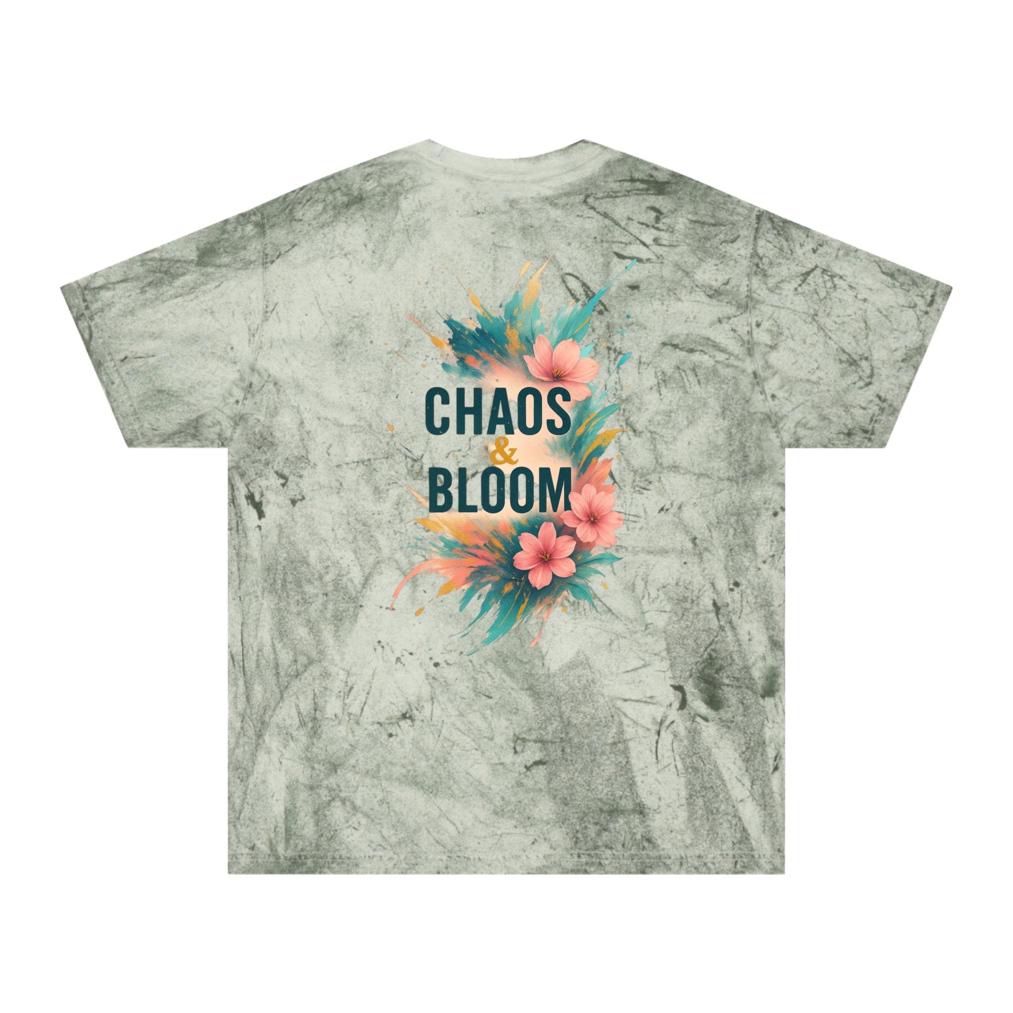 Unisex Bohemian Floral T-Shirt, Chaos & Bloom Tee, Summer Shirt, Gift for Nature Lovers, Trendy Casual Wear, Unique Statement Tee