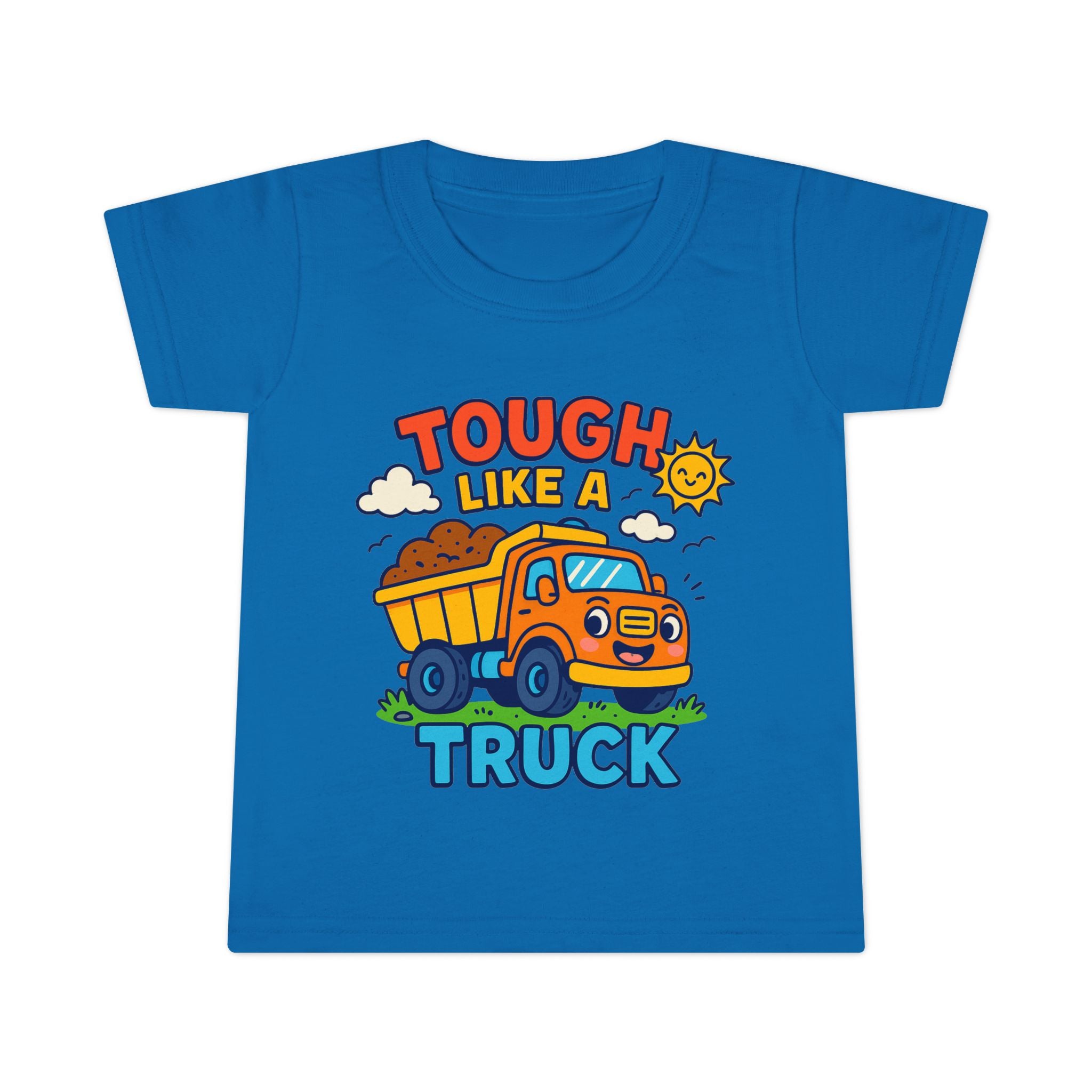 Tough Like a Truck Toddler T-Shirt | Cute Kids Tee, Truck Lover Gift, Birthday Outfit, Playtime Apparel, Toddler Casual Wear