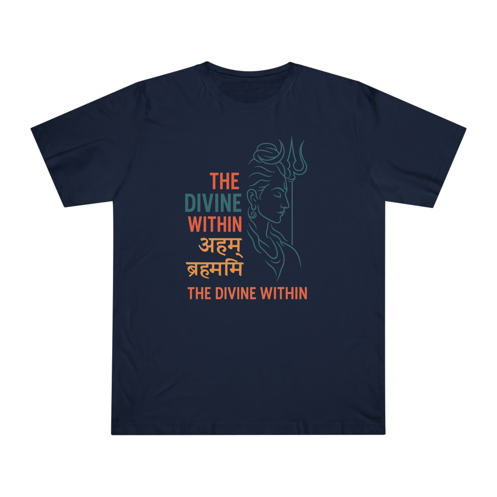 Spiritual Unisex T-shirt, Meditative Tee, Yoga Apparel, Divine Design Shirt, Gift for Mindfulness, Festival Wear