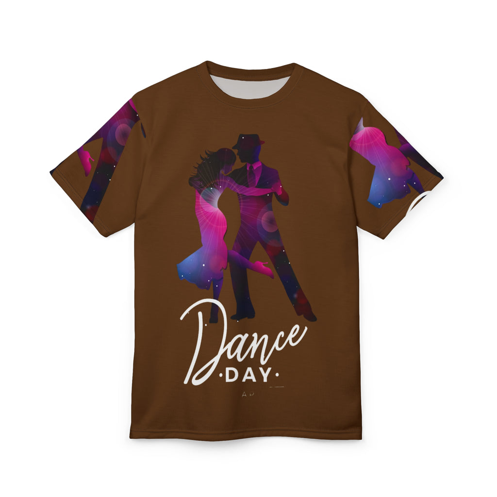 Dance Day Tee — Colorful Ballroom Dance Couple Graphic Shirt