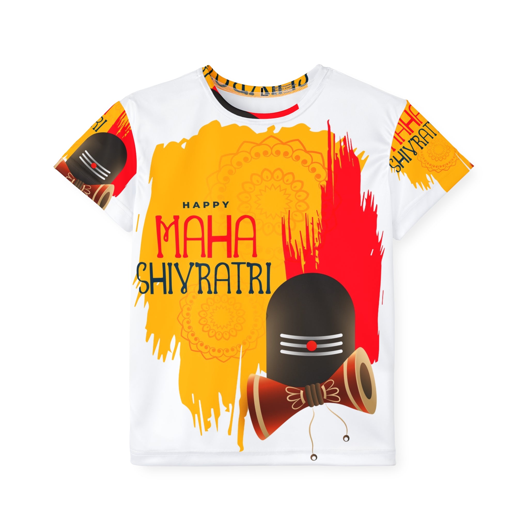 Kids Maha Shivratri Sports Jersey - Hindu Festival Graphic Tee