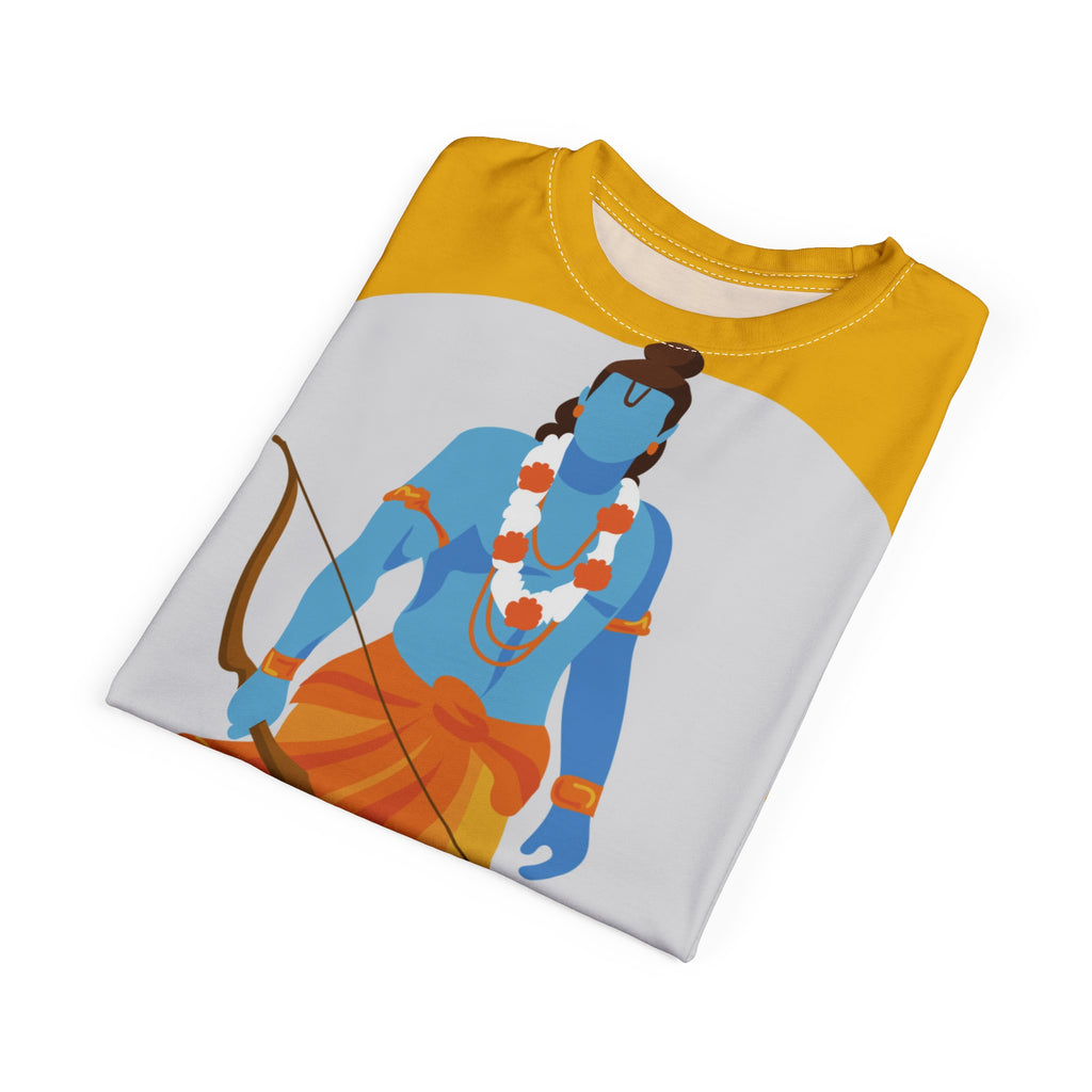 Ram Navami Graphic Tee — Lord Rama Illustration All-Over Print
