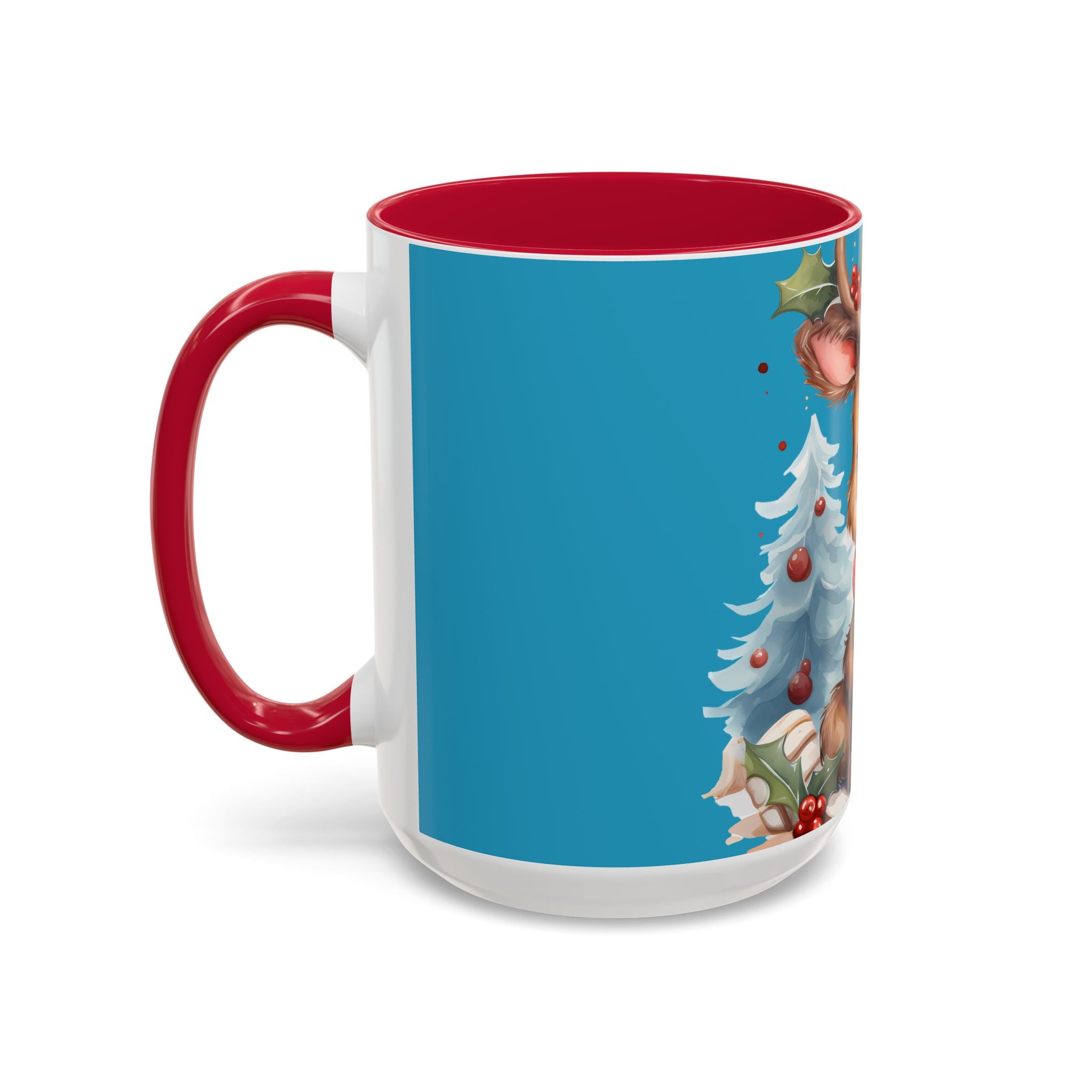 Cute Christmas Reindeer Coffee Mug (11oz & 15oz)