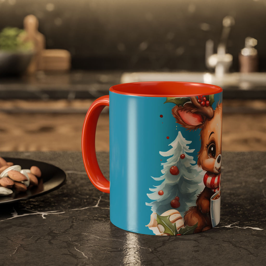 Cute Christmas Reindeer Coffee Mug (11oz & 15oz)