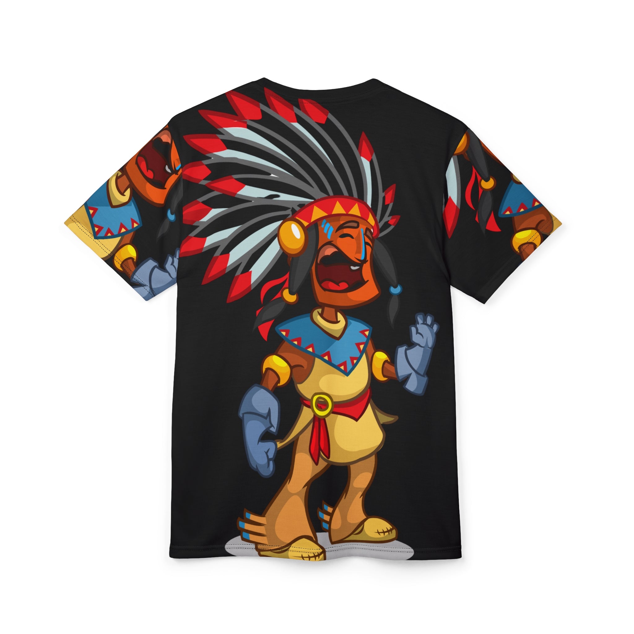 Cartoon Native Chief Tee Shirt