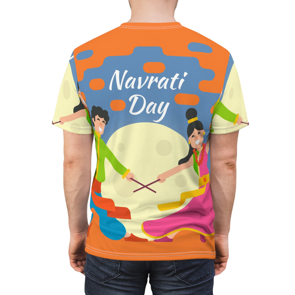 Navratri Day Tee — Colorful Dandiya Dance Festival Shirt