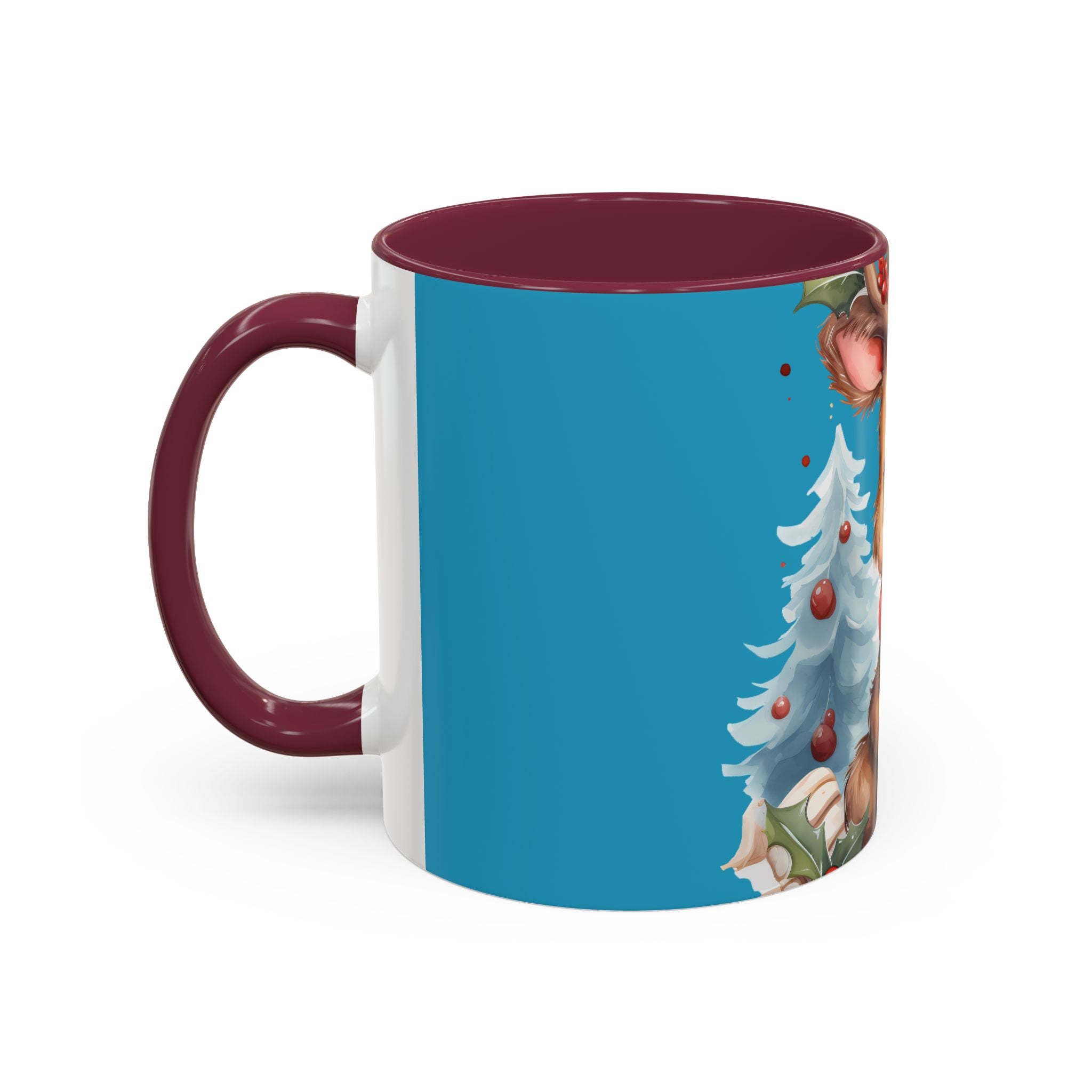 Cute Christmas Reindeer Coffee Mug (11oz & 15oz)