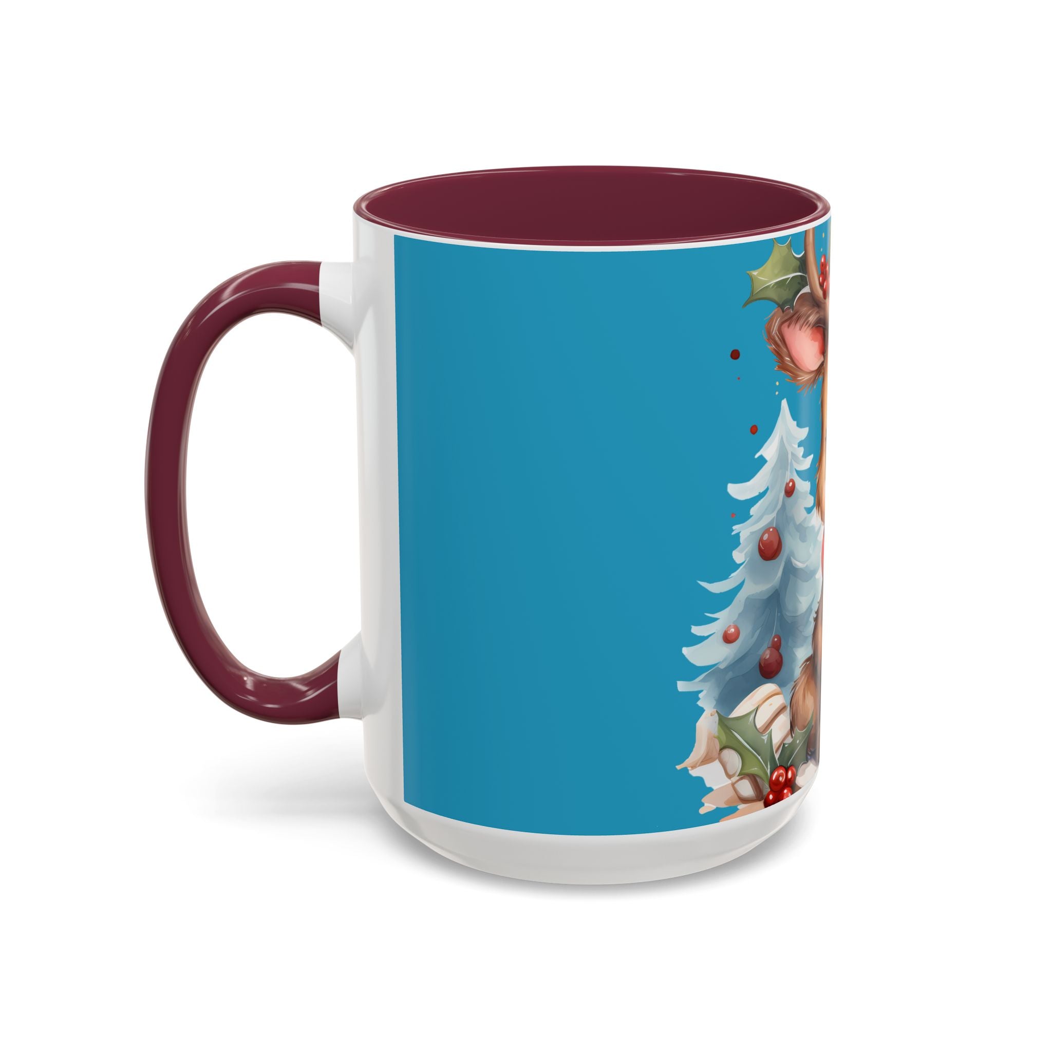 Cute Christmas Reindeer Coffee Mug (11oz & 15oz)