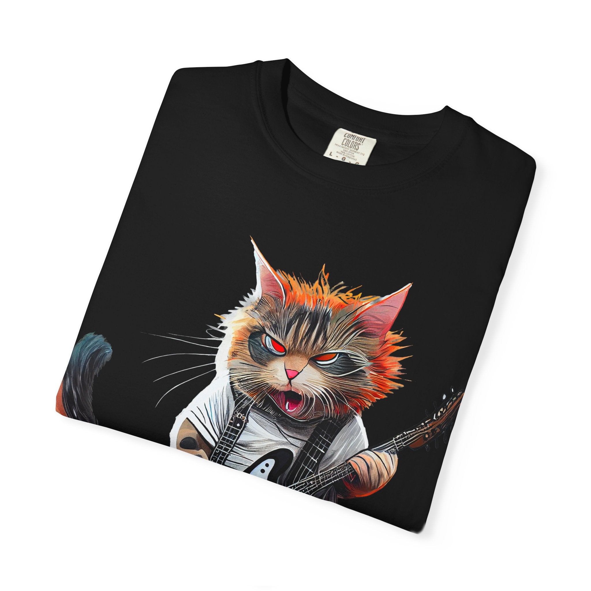 Rockin' Kitty Unisex Garment-Dyed T-Shirt