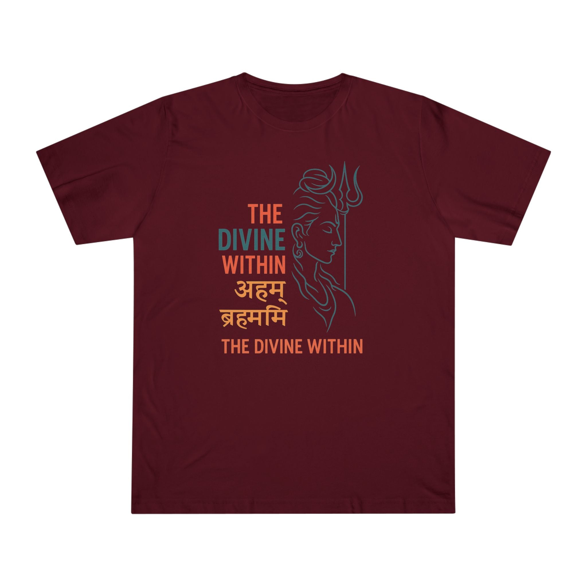 Spiritual Unisex T-shirt, Meditative Tee, Yoga Apparel, Divine Design Shirt, Gift for Mindfulness, Festival Wear