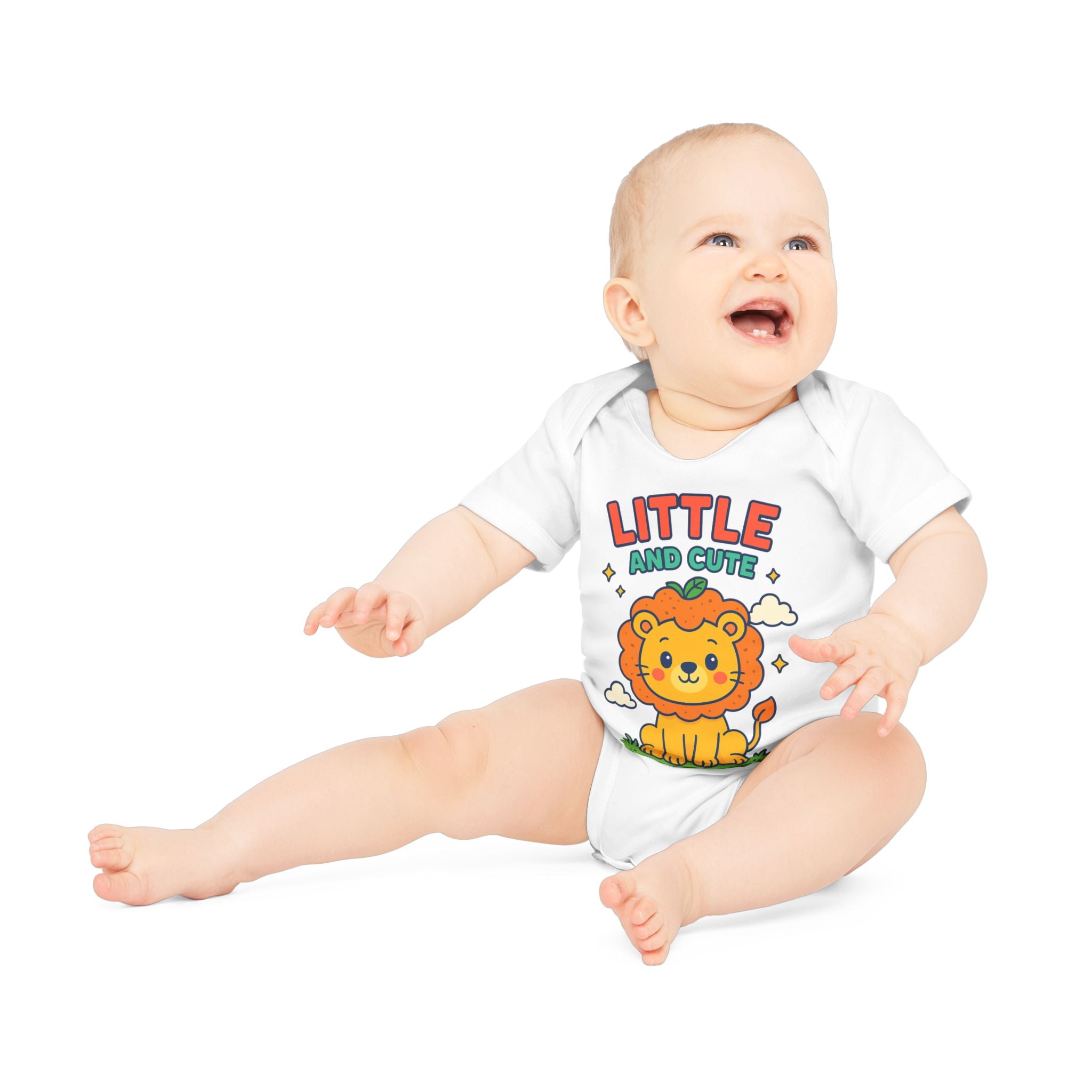 Cute Baby Lion Bodysuit, Adorable Infant Outfit, Organic Cotton Onesie, Perfect Baby Gift, Toddler Apparel, Baby Shower Essentials