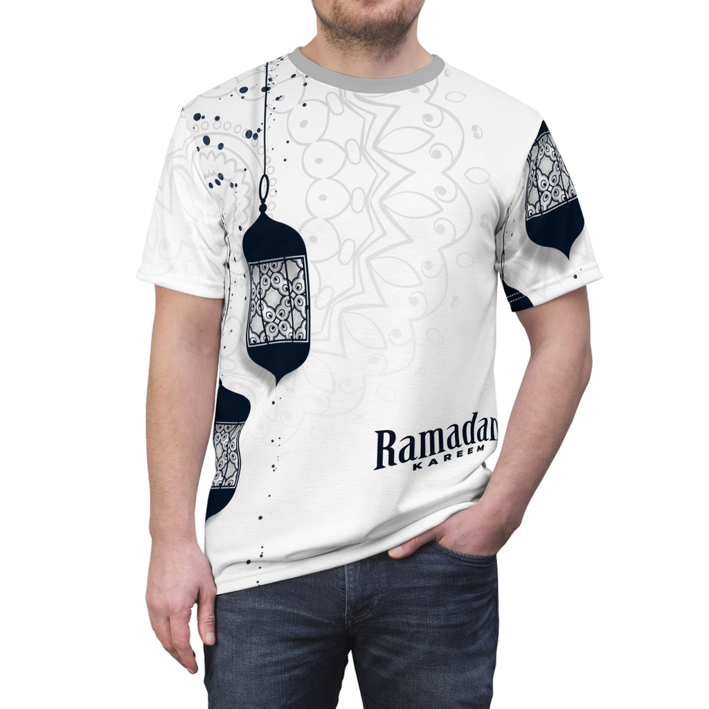 Ramadan Kareem Lantern Tee — Eid Islamic Festival All-Over Print Shirt