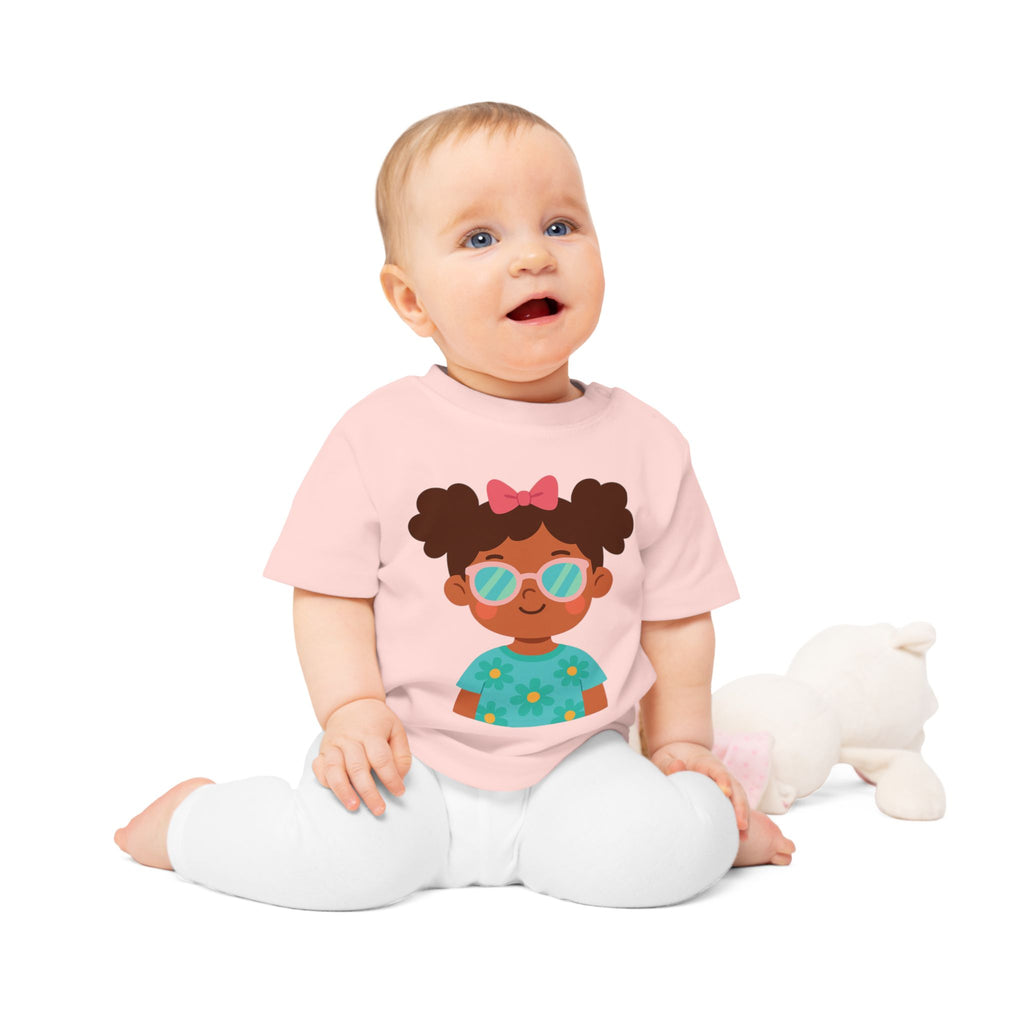Cool Shades Baby T-Shirt, Cute Toddler Tee, Summer Style Shirt, Gift for Baby Showers, Adorable Kids’ Apparel, Fun Playtime Outfit