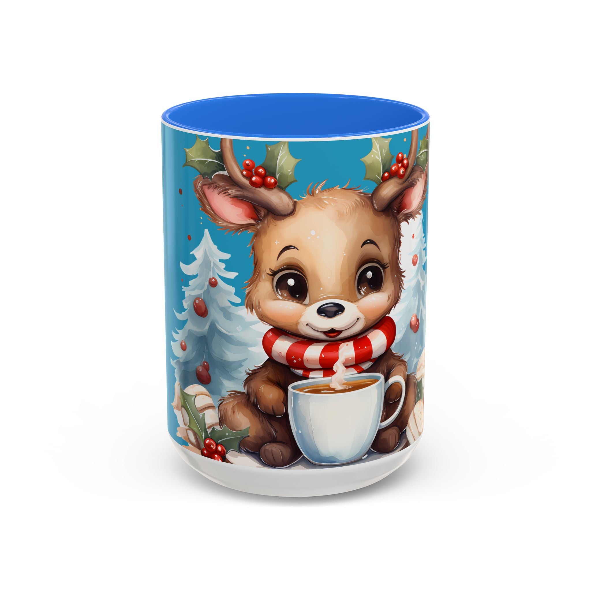 Cute Christmas Reindeer Coffee Mug (11oz & 15oz)