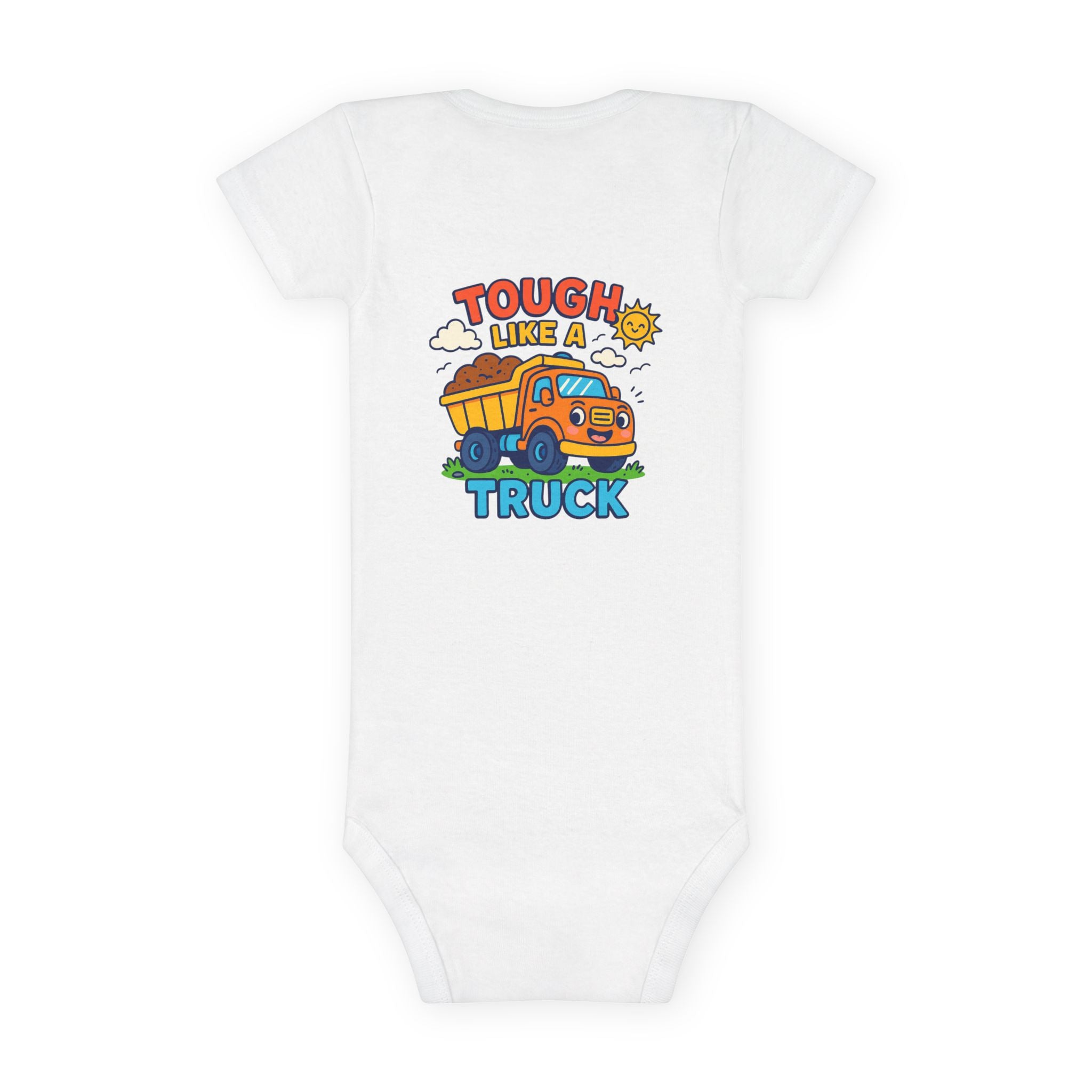 Tough Like a Truck Baby Onesie, Infant Clothing, Gift for New Parents, Baby Shower Gift, Cute Baby Outfit, Fun Toddler Apparel