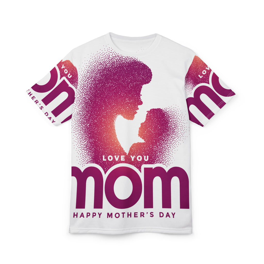 Mother's Day 'Love You Mom' All-Over Print Tee