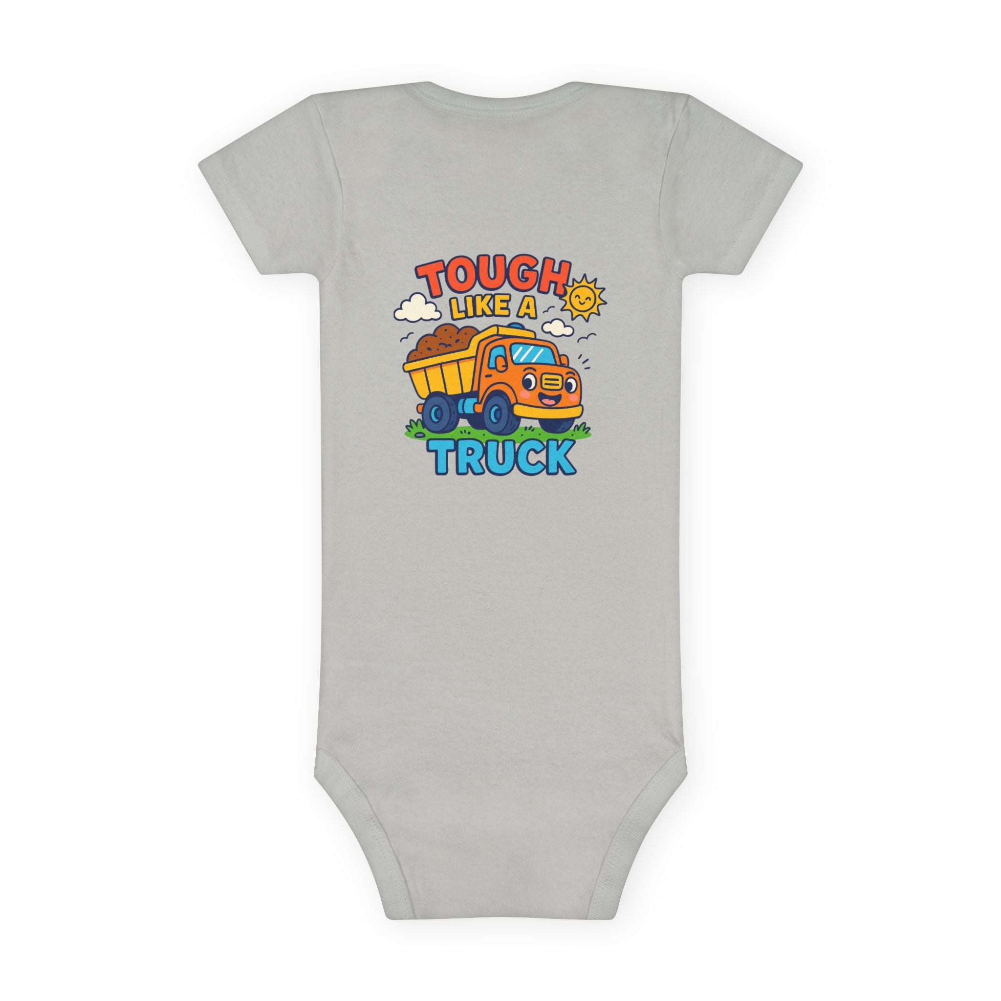 Tough Like a Truck Baby Onesie, Infant Clothing, Gift for New Parents, Baby Shower Gift, Cute Baby Outfit, Fun Toddler Apparel