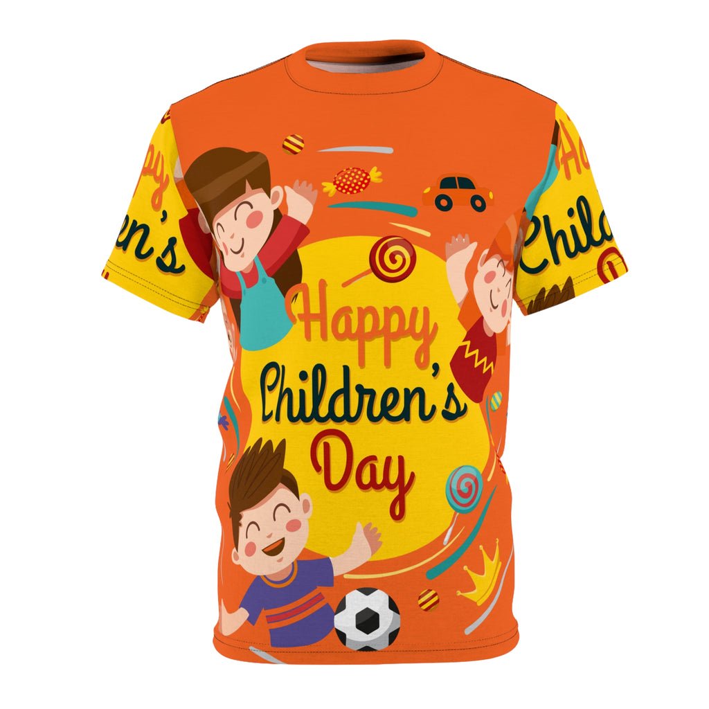 Happy Children’s Day Kids Tee — Colorful Celebration All-Over Print