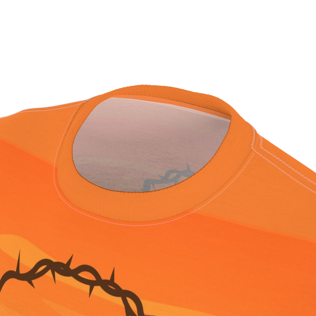 Good Friday Tee — 'His Body, Broken For You' All-Over Print Christian T-Shirt