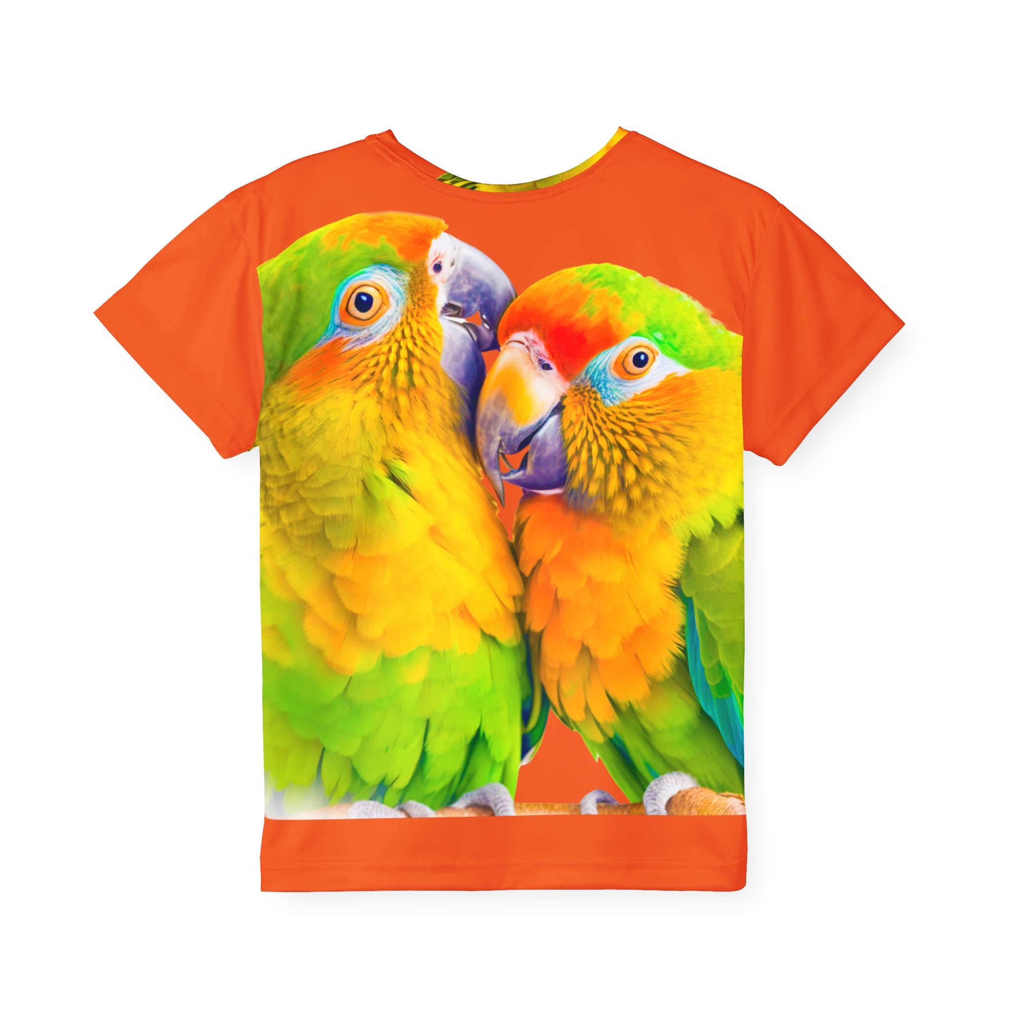 Parrot Love Kids Jersey — Bright Tropical Bird All-Over Print Shirt
