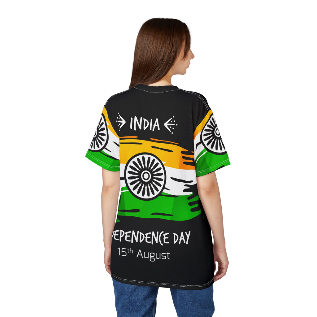 India Independence Day T-Shirt – Tricolor Flag Design (15th August)