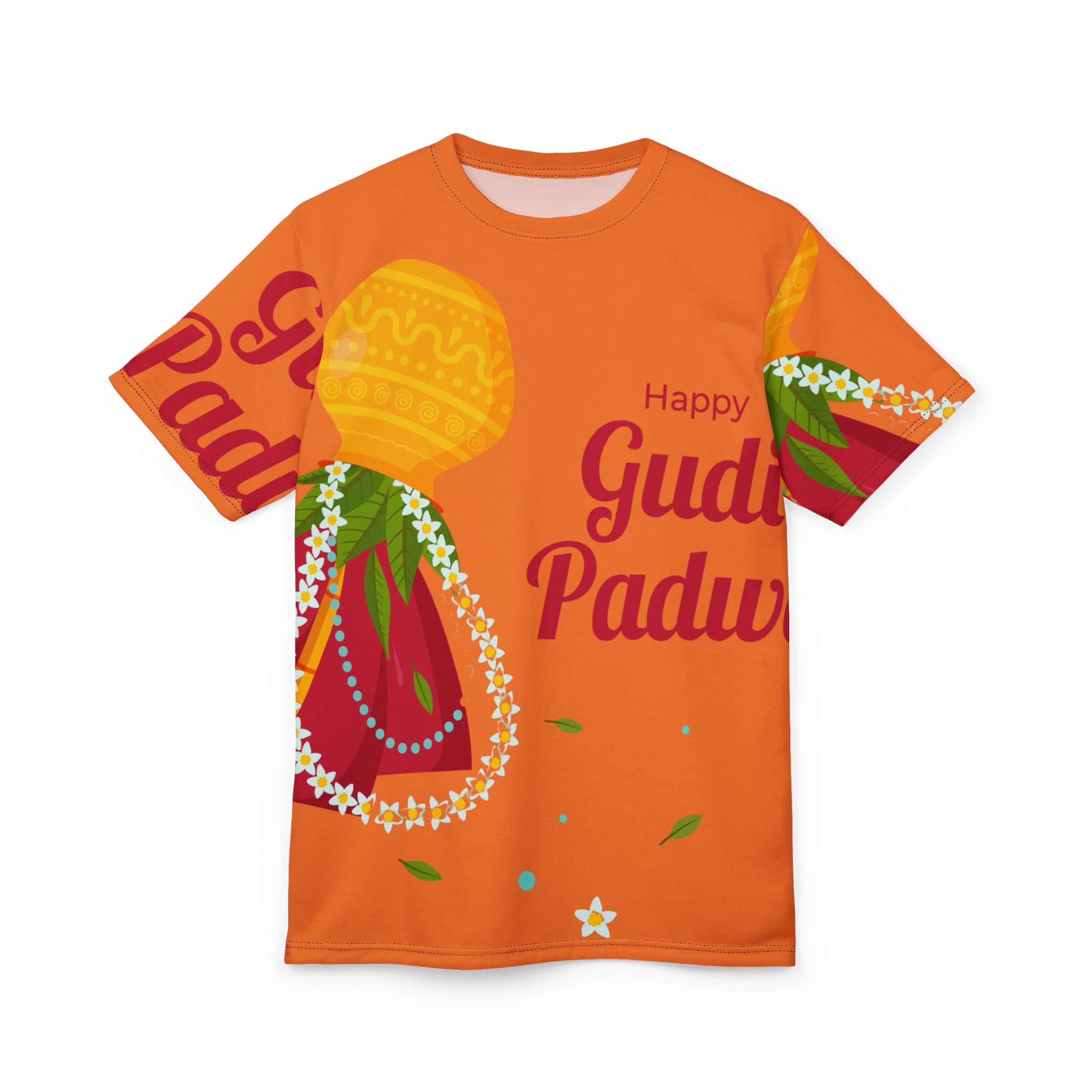 Happy Gudhi Padwa All-Over Print Tee