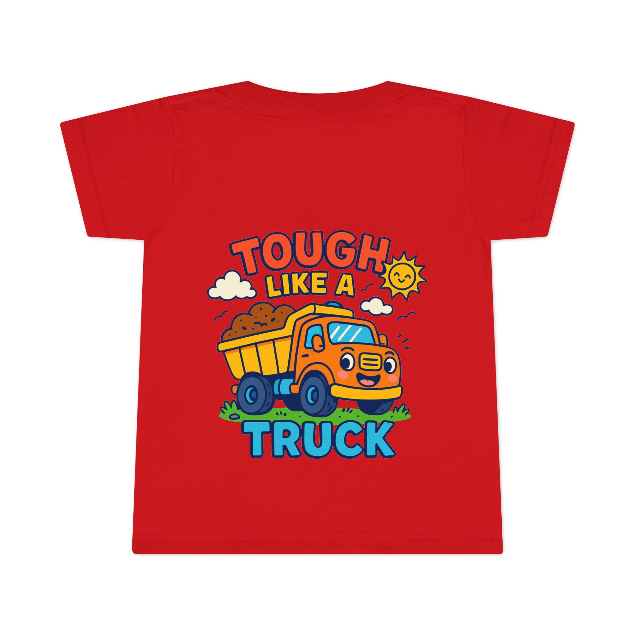 Tough Like a Truck Toddler T-Shirt | Cute Kids Tee, Truck Lover Gift, Birthday Outfit, Playtime Apparel, Toddler Casual Wear