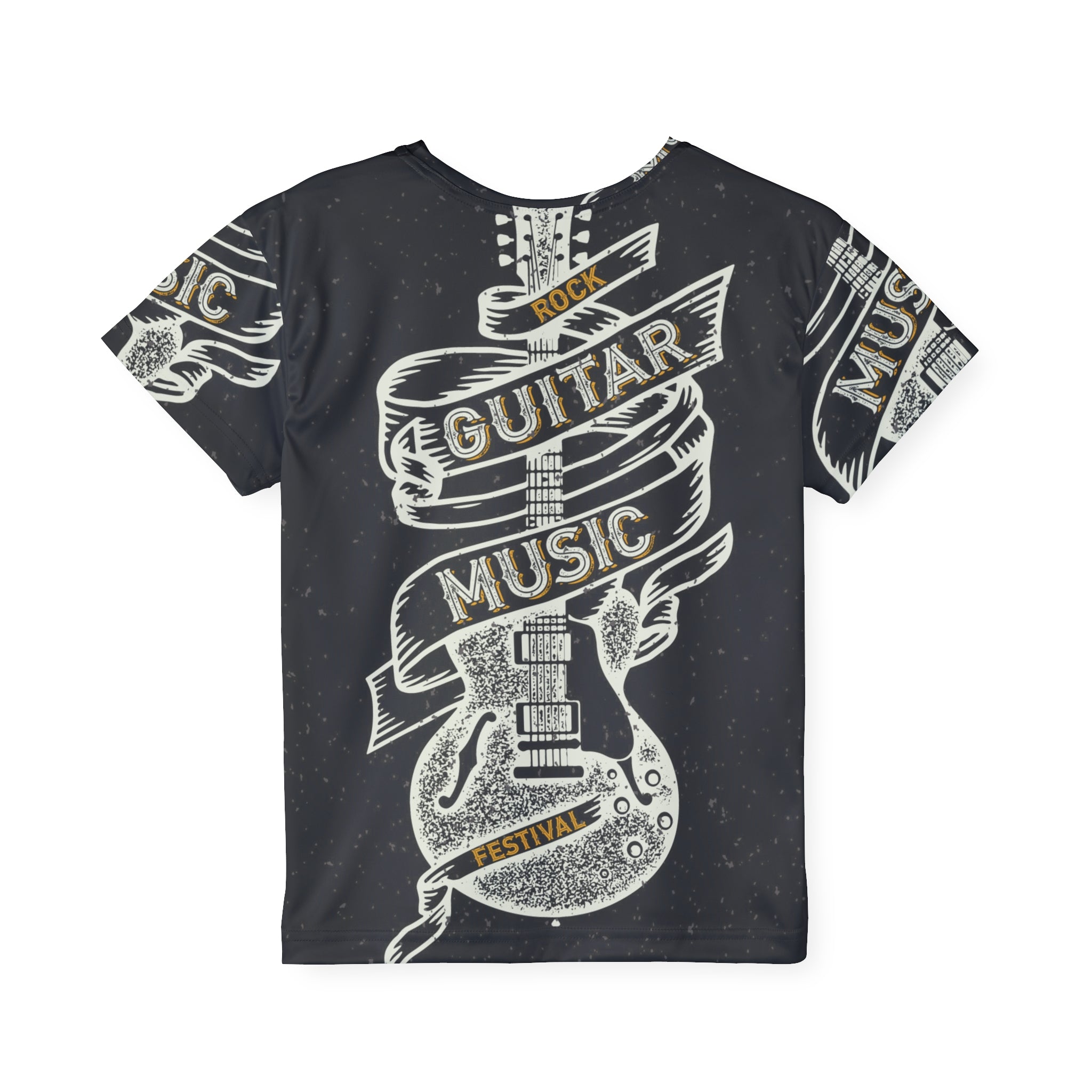Kids Guitar Music Jersey — Rock Festival Graphic Tee