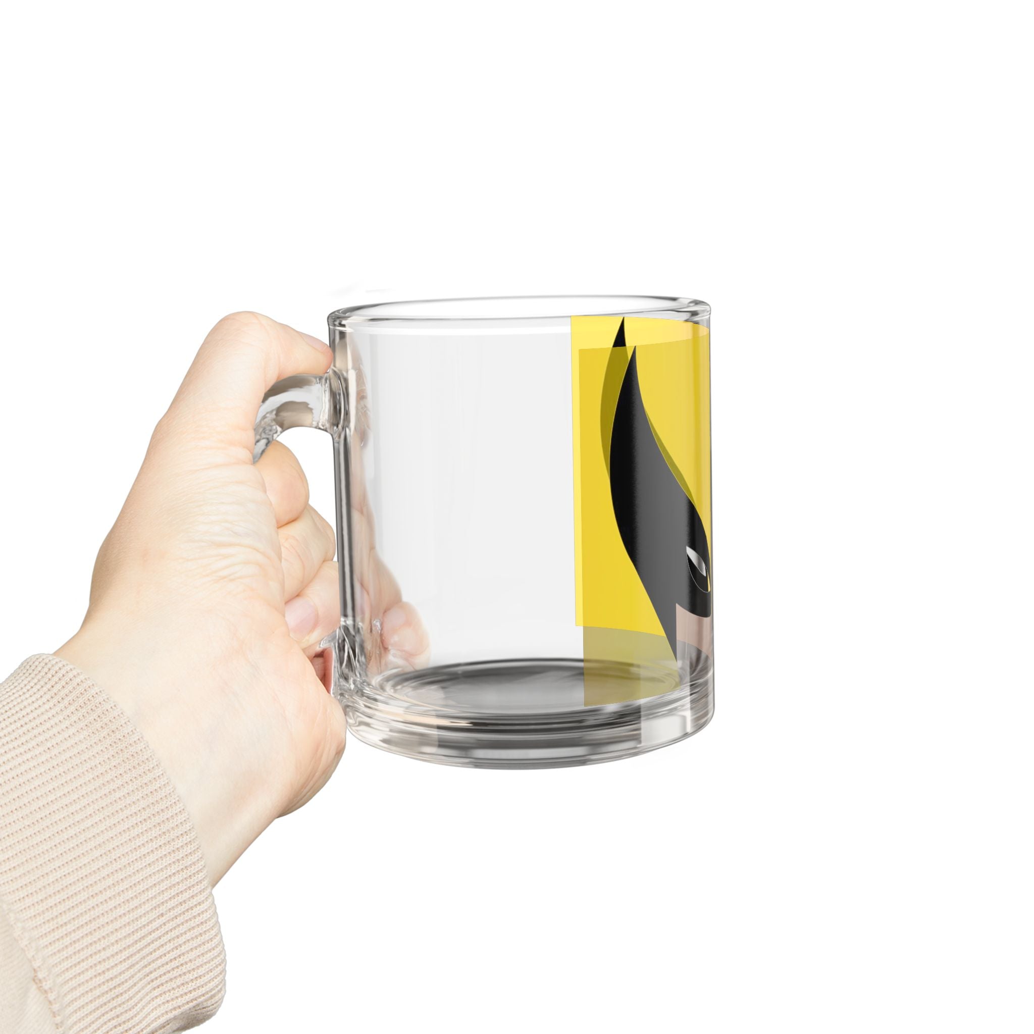 Wolverine Mask Glass Mug — 10oz Superhero Coffee Cup