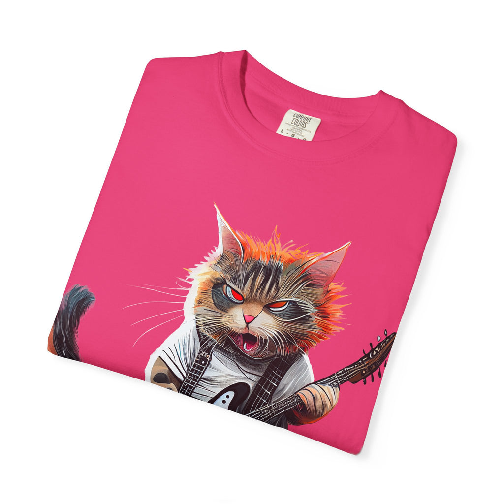 Rockin' Kitty Unisex Garment-Dyed T-Shirt