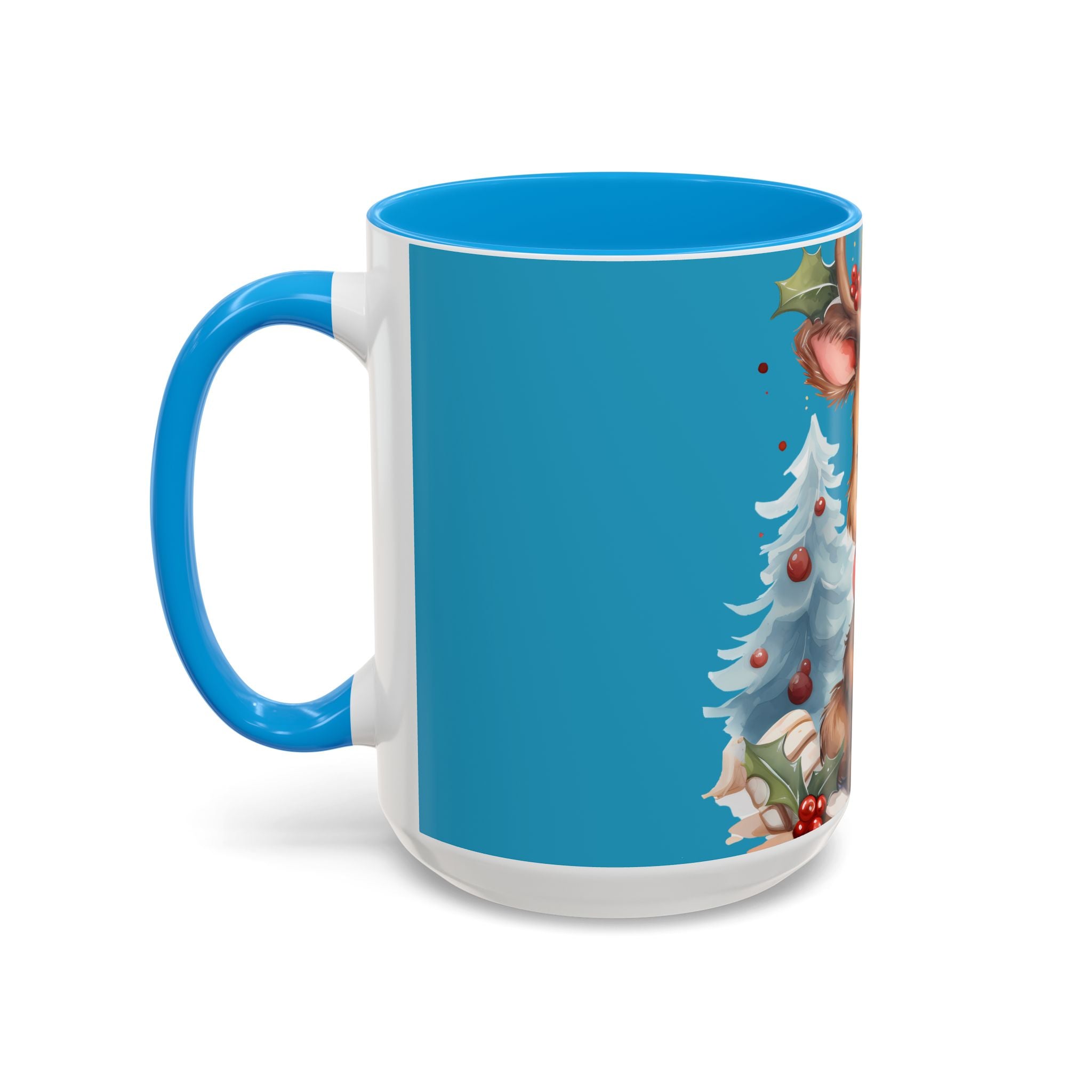 Cute Christmas Reindeer Coffee Mug (11oz & 15oz)