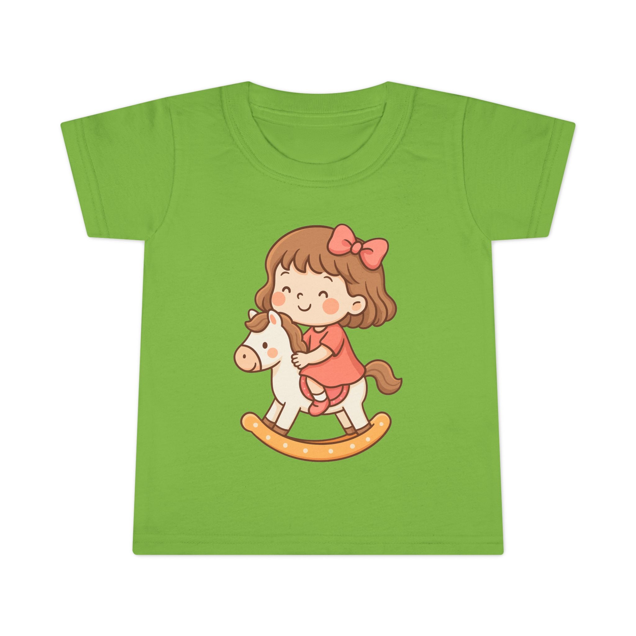 Toddler T-Shirt with Adorable Rocking Horse Design, Cute Kids Shirt, Baby Shower Gift, Playtime Outfit, Toddler Apparel
