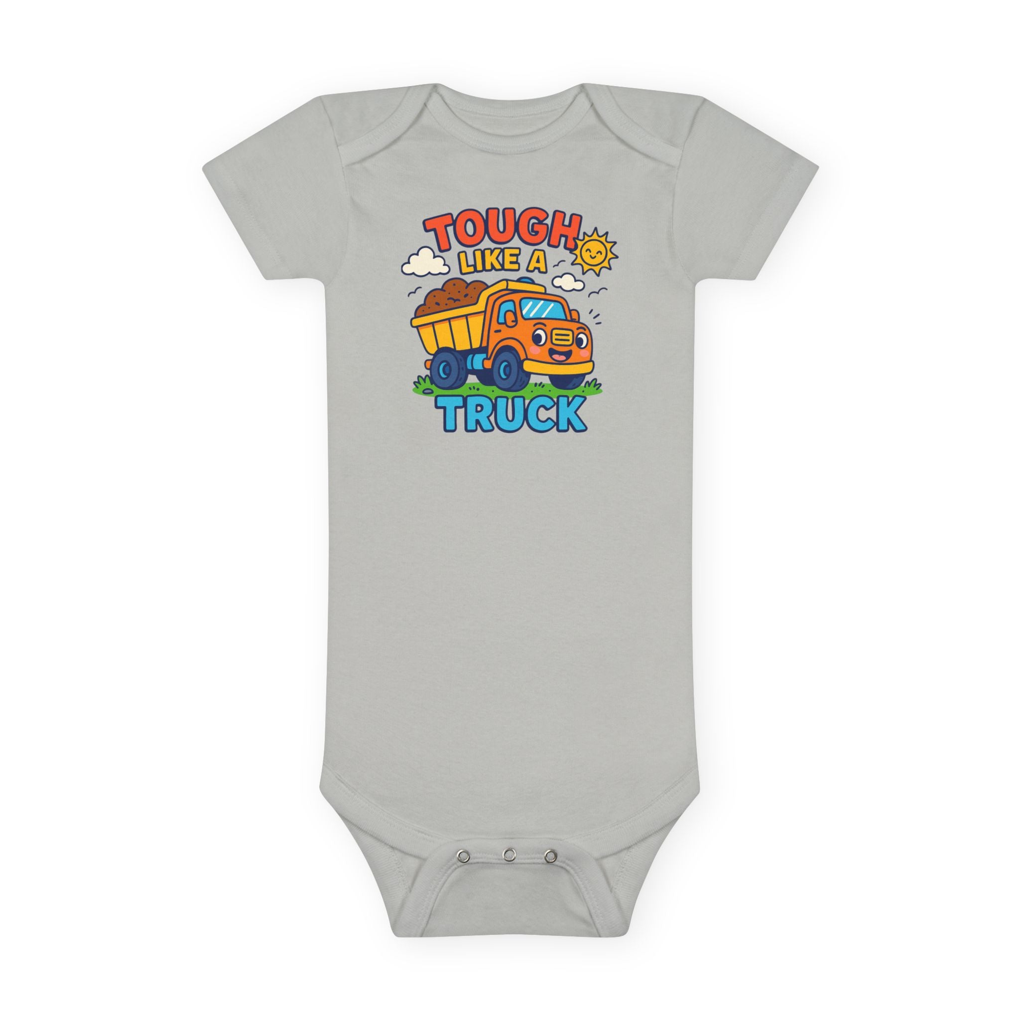 Tough Like a Truck Baby Onesie, Infant Clothing, Gift for New Parents, Baby Shower Gift, Cute Baby Outfit, Fun Toddler Apparel