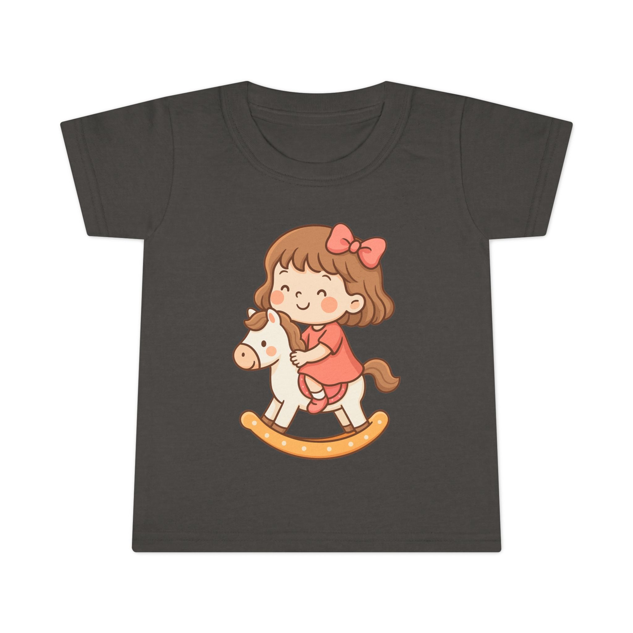 Toddler T-Shirt with Adorable Rocking Horse Design, Cute Kids Shirt, Baby Shower Gift, Playtime Outfit, Toddler Apparel