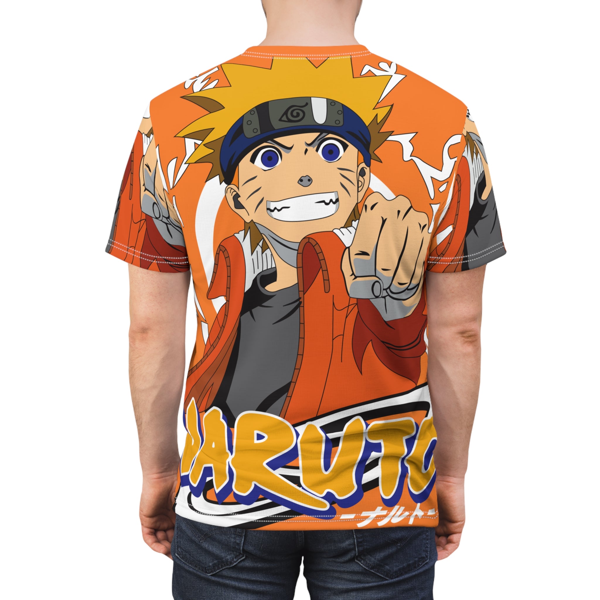 Naruto Unisex Cut & Sew Tee - Manga Inspired Graphic Shirt