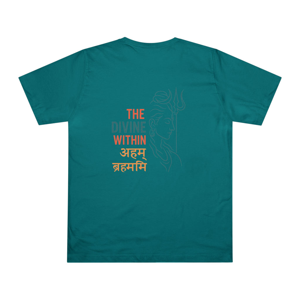 Spiritual Unisex T-shirt, Meditative Tee, Yoga Apparel, Divine Design Shirt, Gift for Mindfulness, Festival Wear