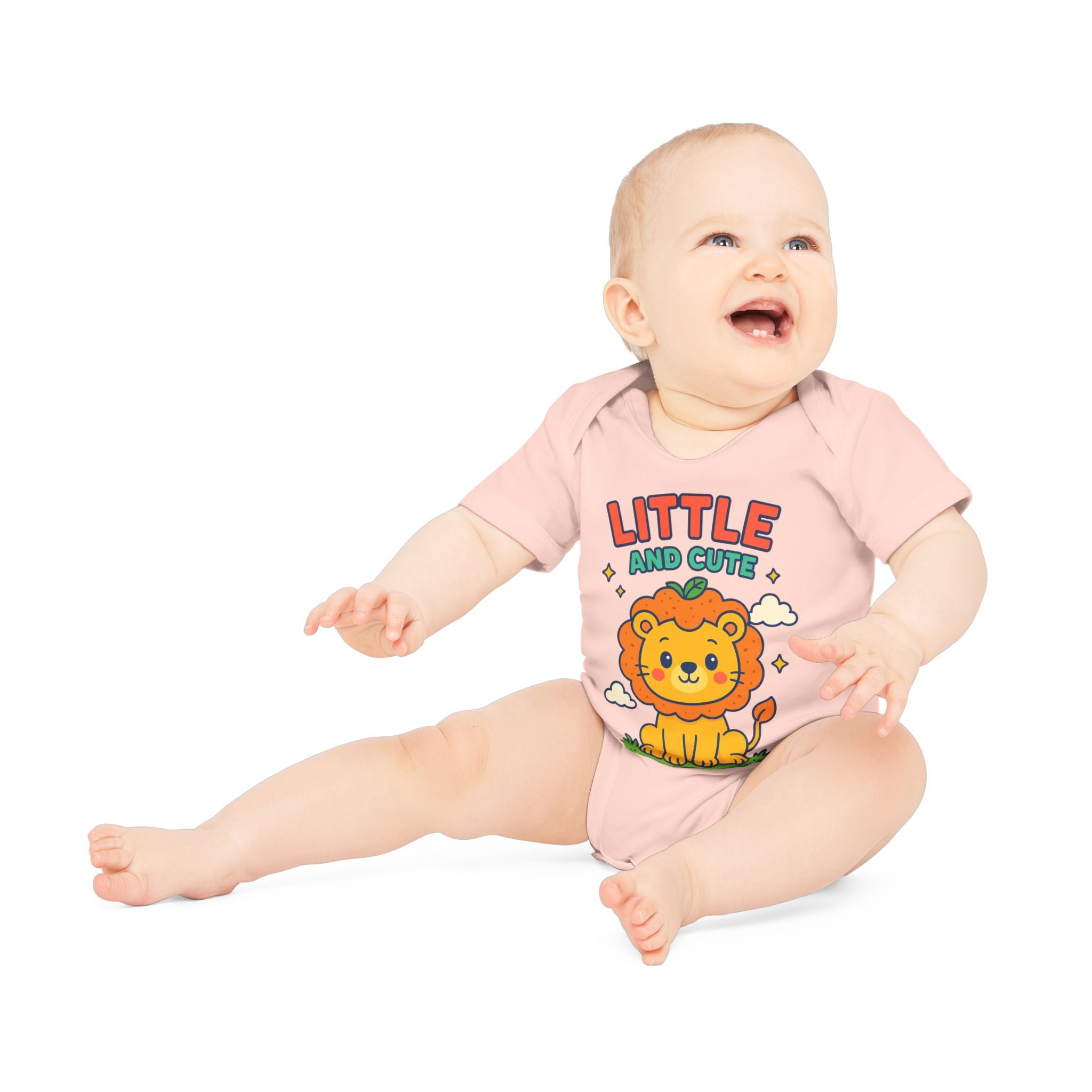 Cute Baby Lion Bodysuit, Adorable Infant Outfit, Organic Cotton Onesie, Perfect Baby Gift, Toddler Apparel, Baby Shower Essentials