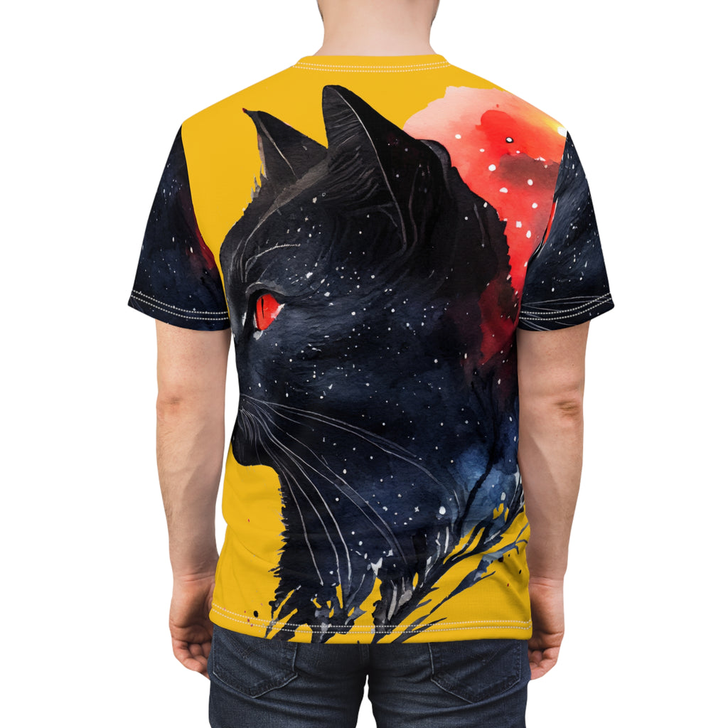Galactic Cat Unisex Cut & Sew Tee