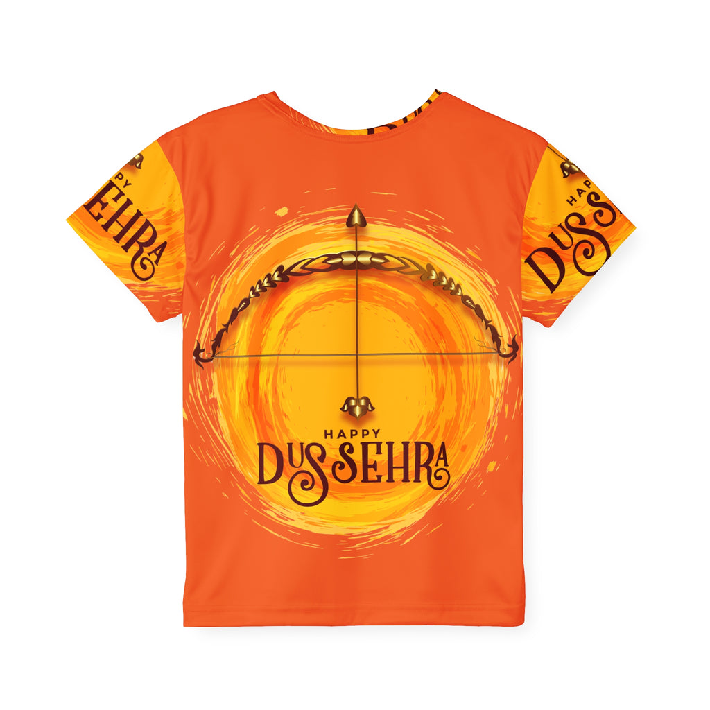 Kids Jersey — Happy Dussehra Bow & Sun Festival Shirt