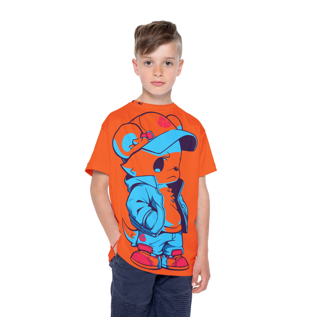 Kids Jersey — Cute Streetwear Cartoon Mouse Graphic Tee (All-Over Print)