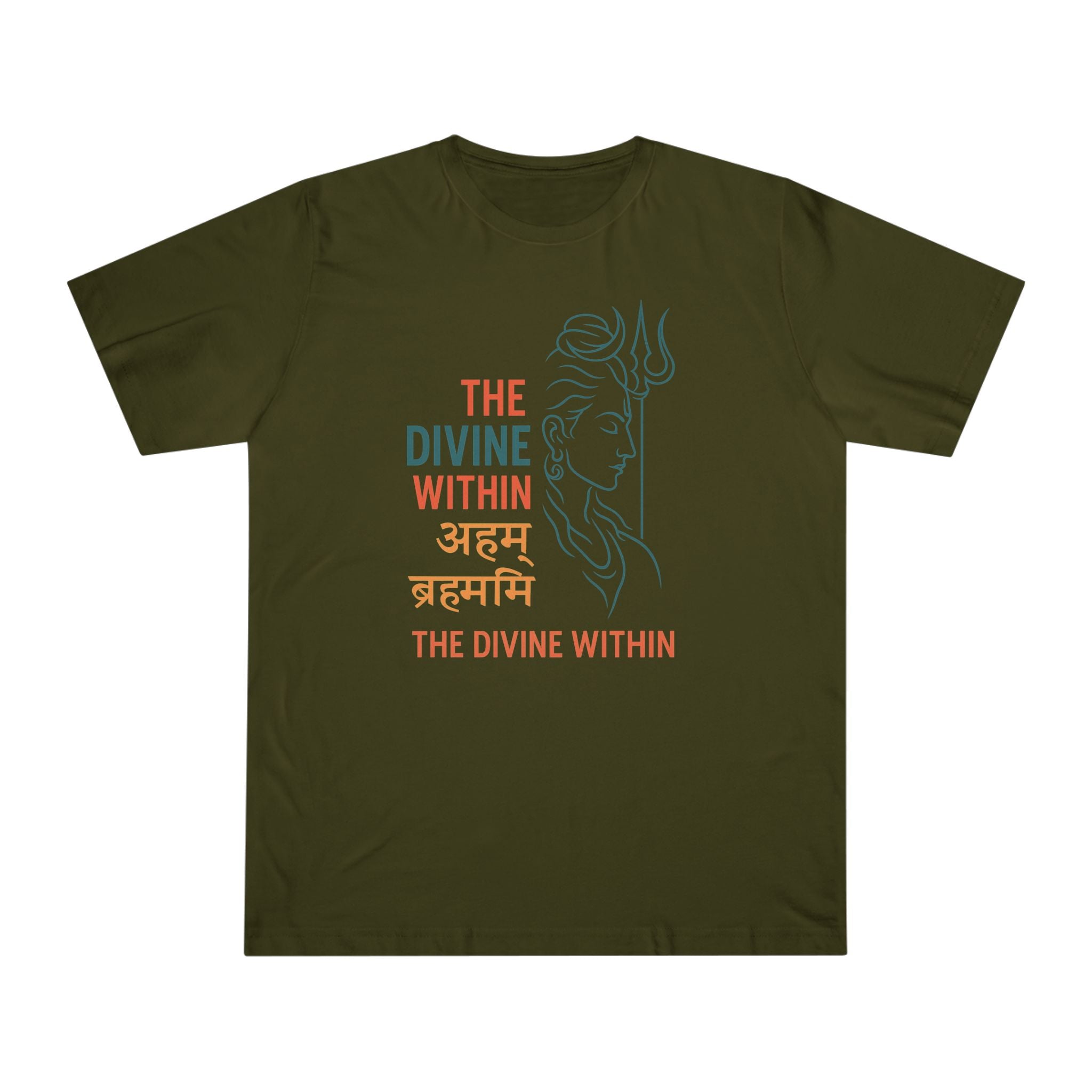 Spiritual Unisex T-shirt, Meditative Tee, Yoga Apparel, Divine Design Shirt, Gift for Mindfulness, Festival Wear