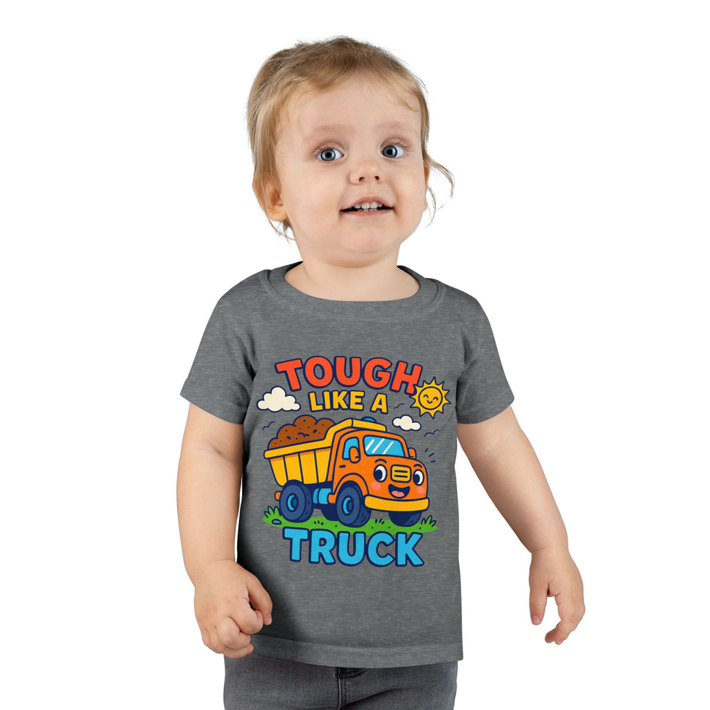 Tough Like a Truck Toddler T-Shirt | Cute Kids Tee, Truck Lover Gift, Birthday Outfit, Playtime Apparel, Toddler Casual Wear