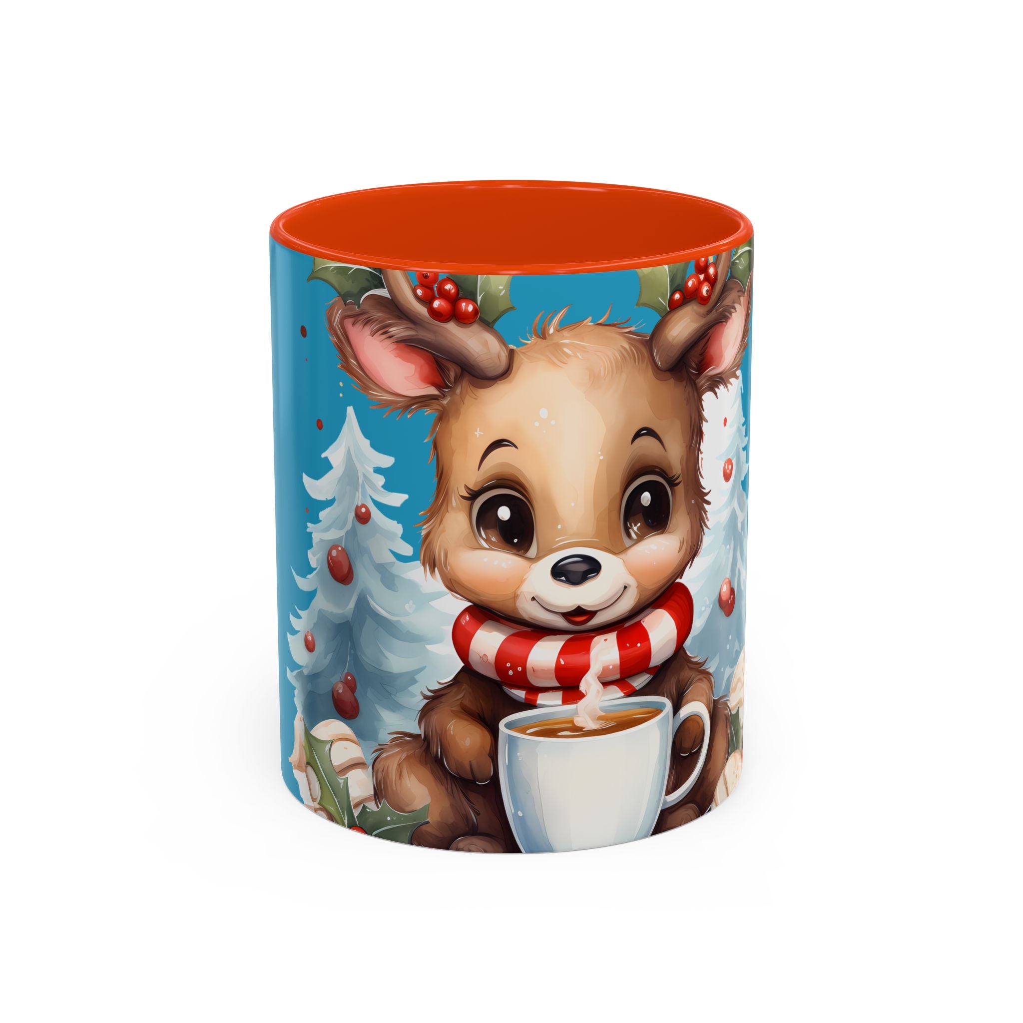 Cute Christmas Reindeer Coffee Mug (11oz & 15oz)
